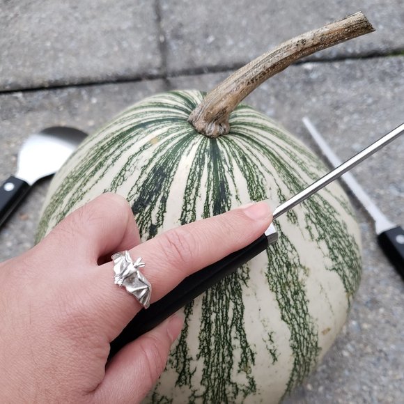 Sterling Silver Bat Ring - Picture 2 of 4